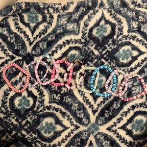 Colorful Beaded Bracelets Set